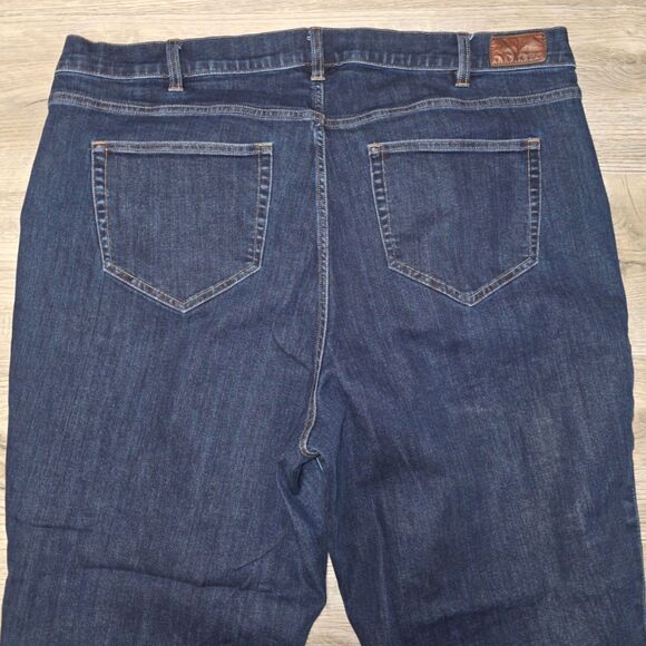 Lands' End Comfort Fit Cropped Jeans Size 22W - Picture 5 of 6